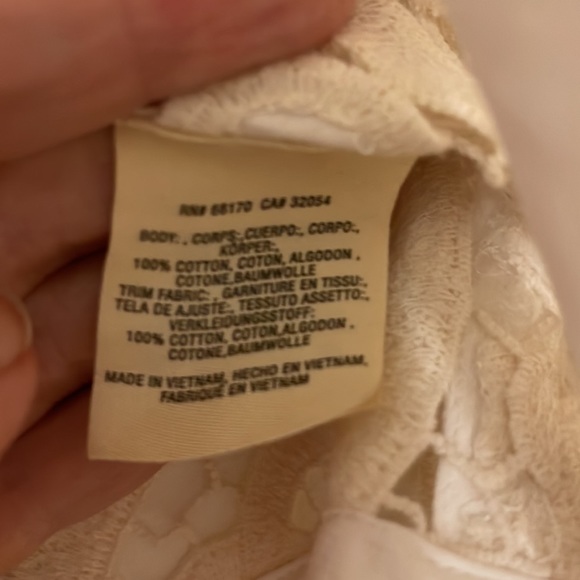 NWT ettitwa by Anthropologie Ivory Jacket with detailing size large - Picture 6 of 6